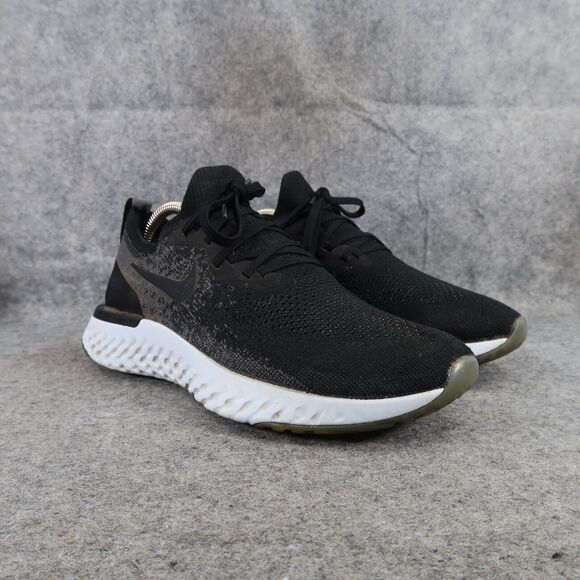 Nike Shoes Womens 8 Athletic Trainers Epic React Flyknit Running Active Black - Picture 1 of 12